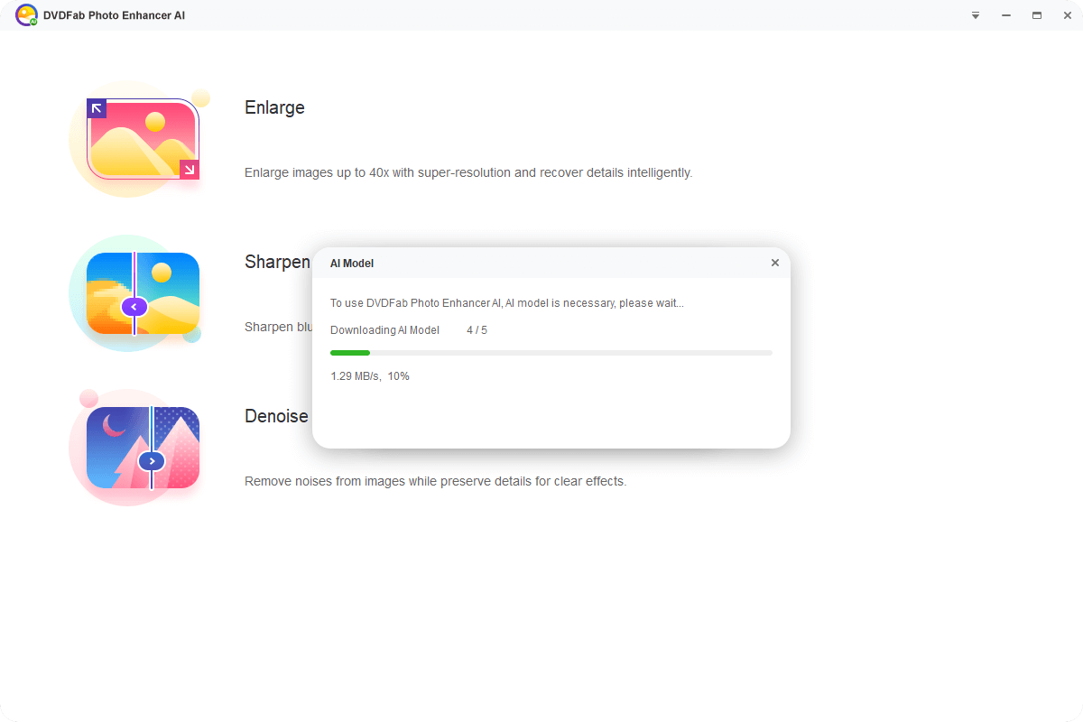 Start Photo Enhancer AI