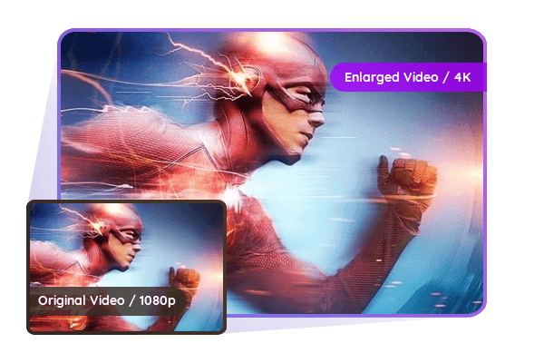 Upscale Video from 1080p to 4K with AI Enhancement