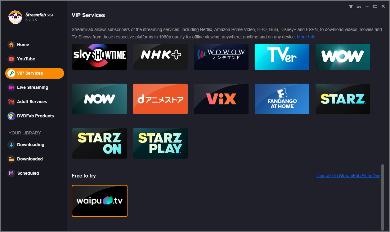 Wie kann man Waipu TV Videos mit StreamFab herunterladen?