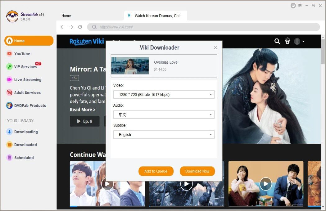 play Rakuten Viki videos