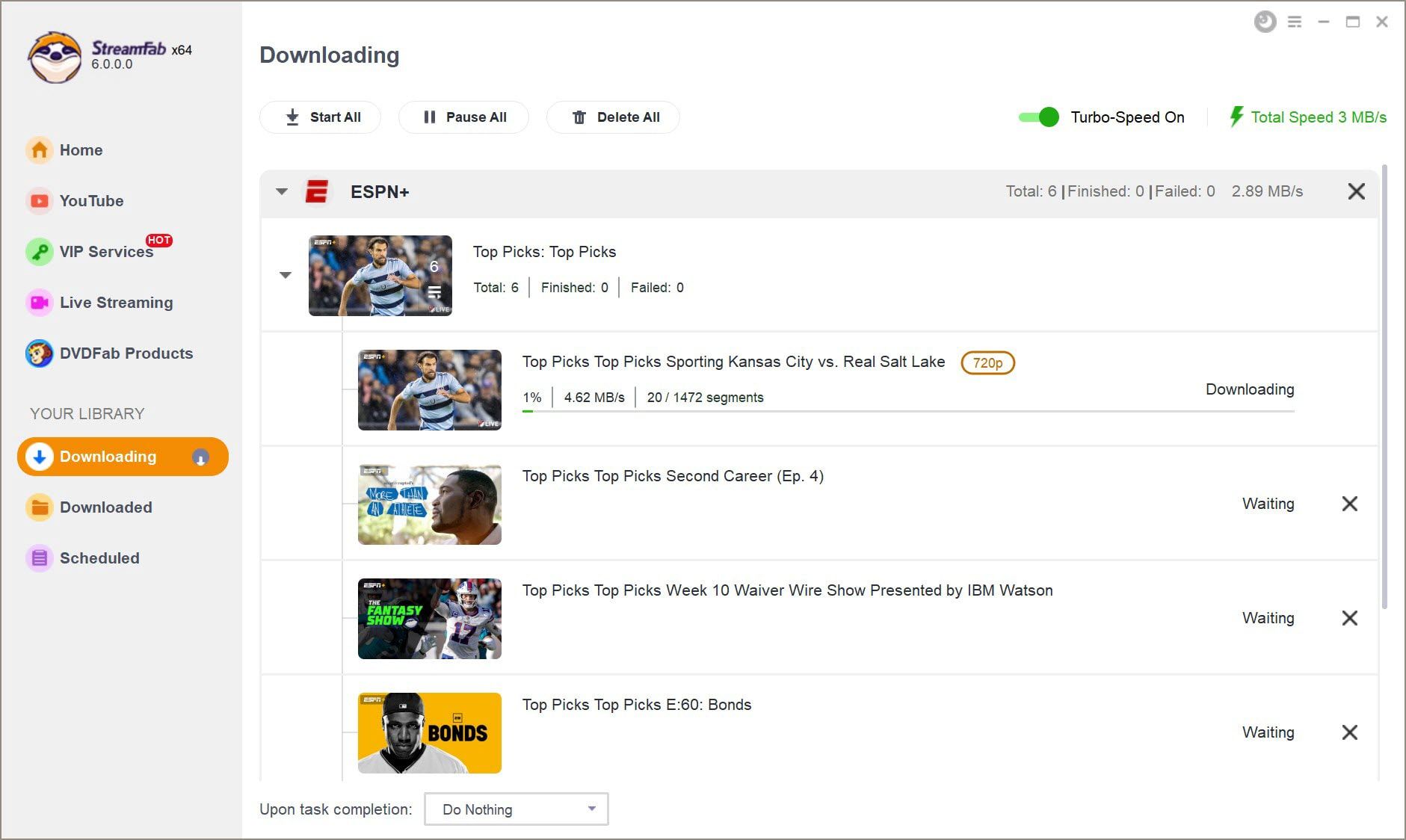 Downloaden Sie ESPN Videos