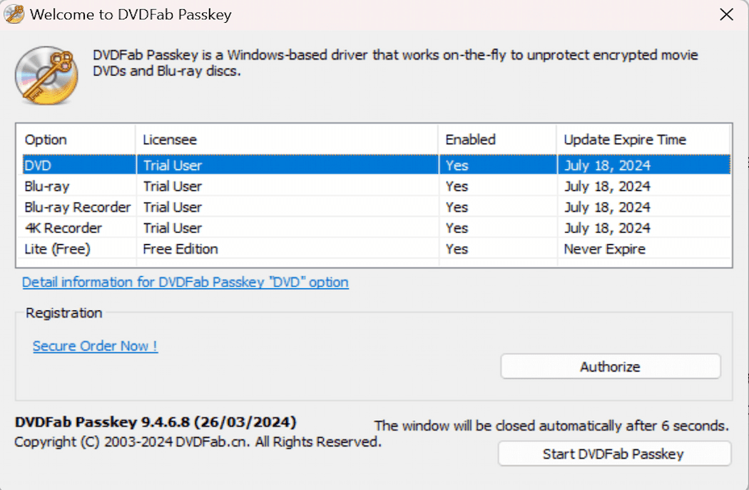 passkey for dvd guide 1