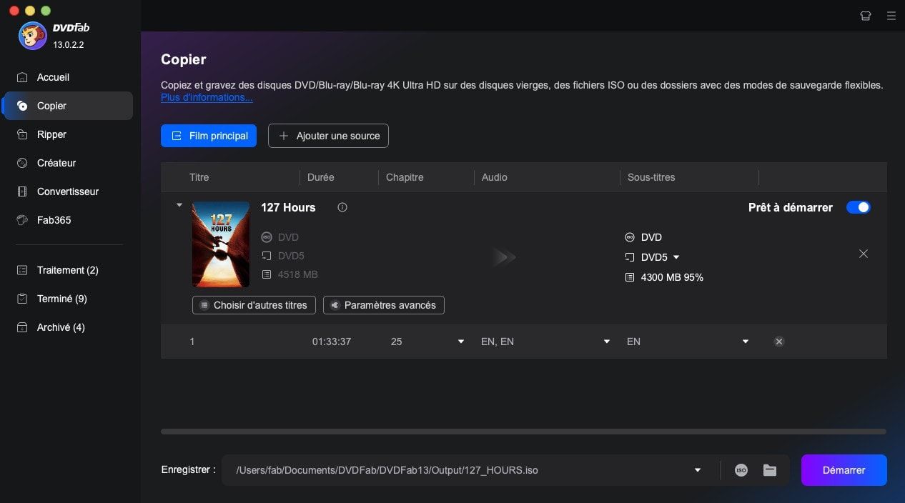comment copier un DVD sur mac en utilisant DVDFab DVD Copy ?