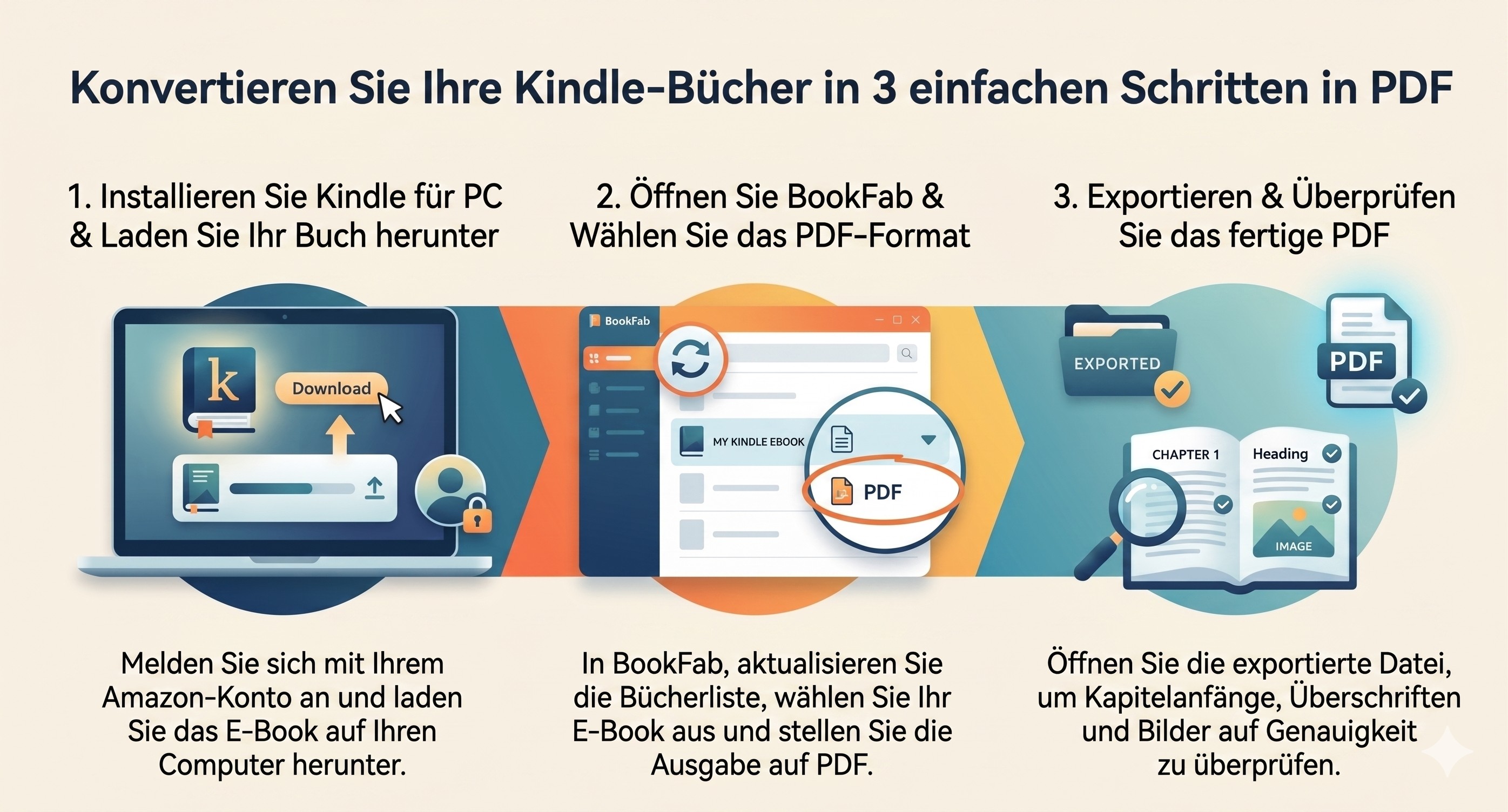 How to convert AZW3 to PDF with BookFab