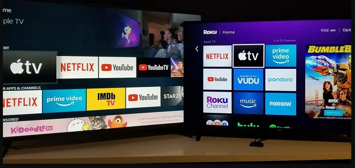 apple tv vs roku:1. Streaming Apps