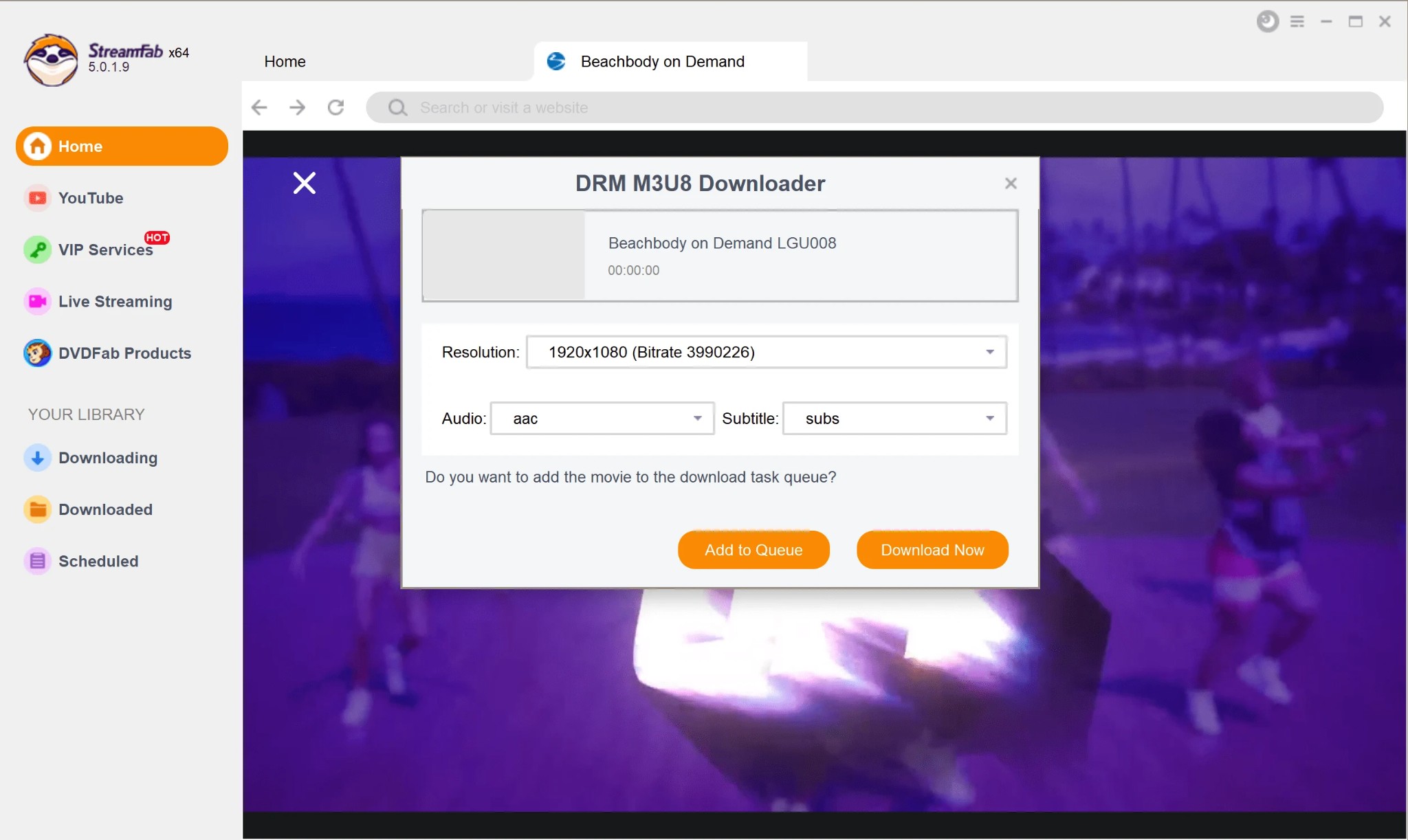 bilibili downloader:How to use StreamFab DRM M3U8 Downloader?