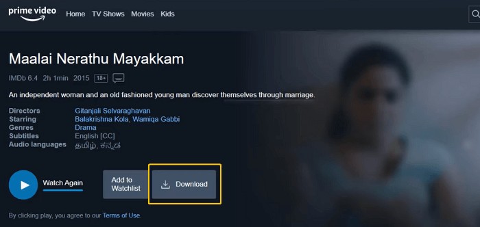 Wie lädt man ausgeliehene Filme von Amazon mit der Amazon-App herunter?