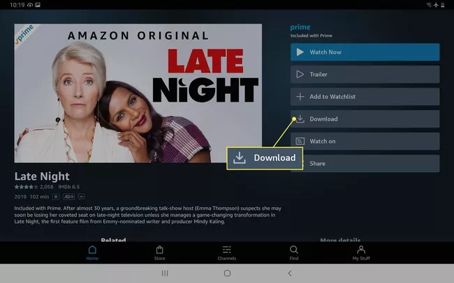 Auf Android: Amazon Prime Video offline schauen