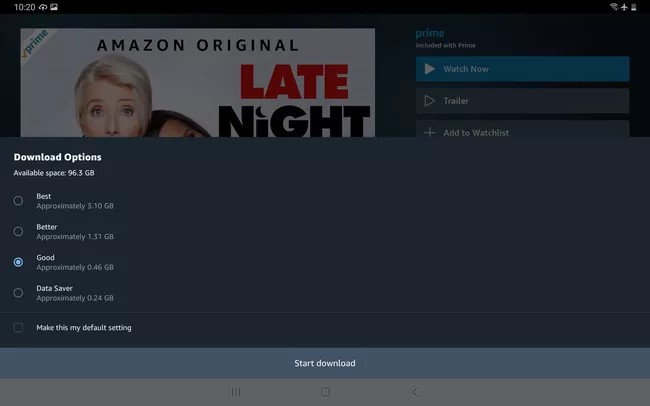 Auf Android: Amazon Prime Video offline schauen