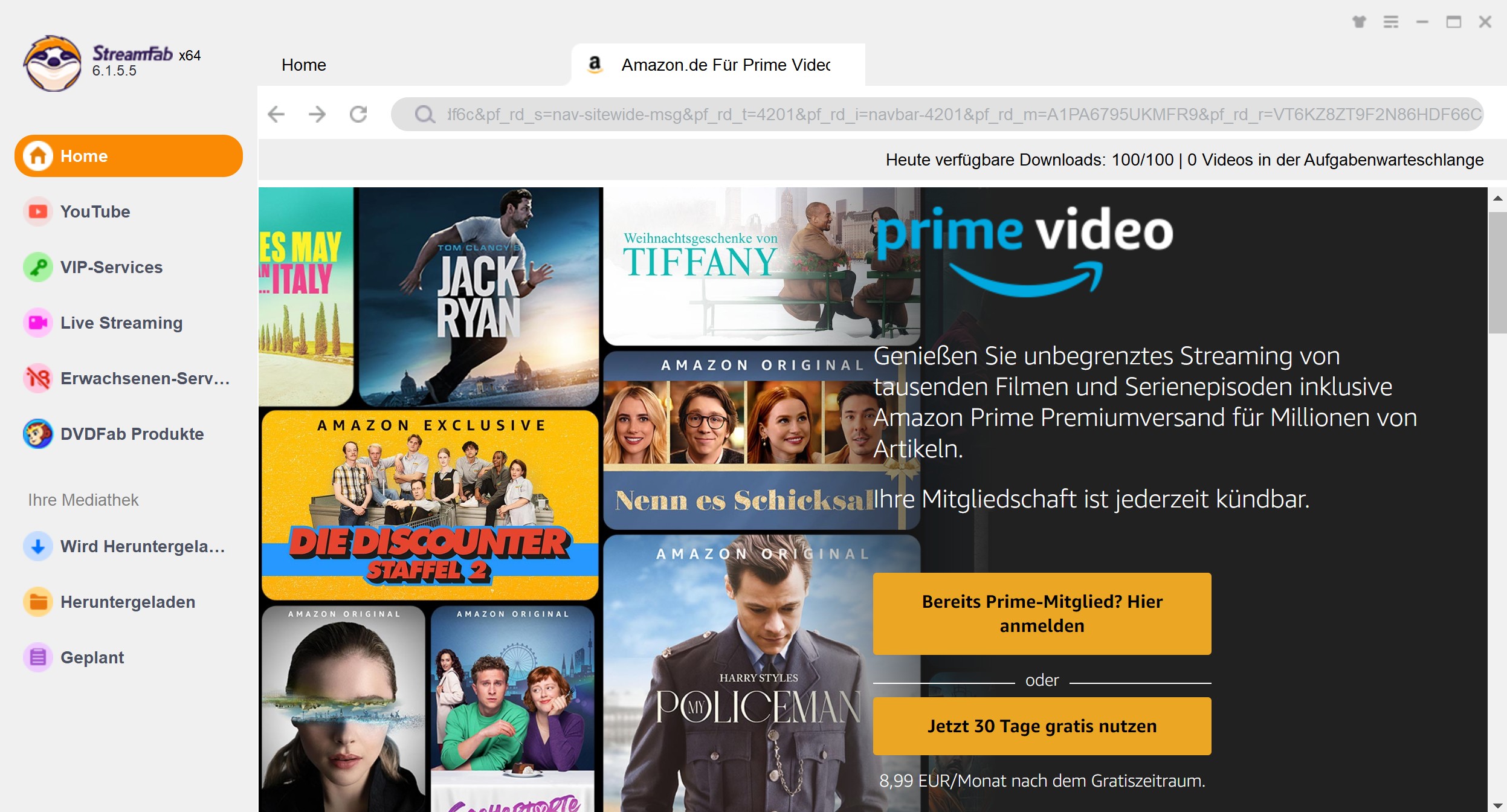 Auf dem PC: Beste Lösung zum Amazon Prime Video offline Schauen