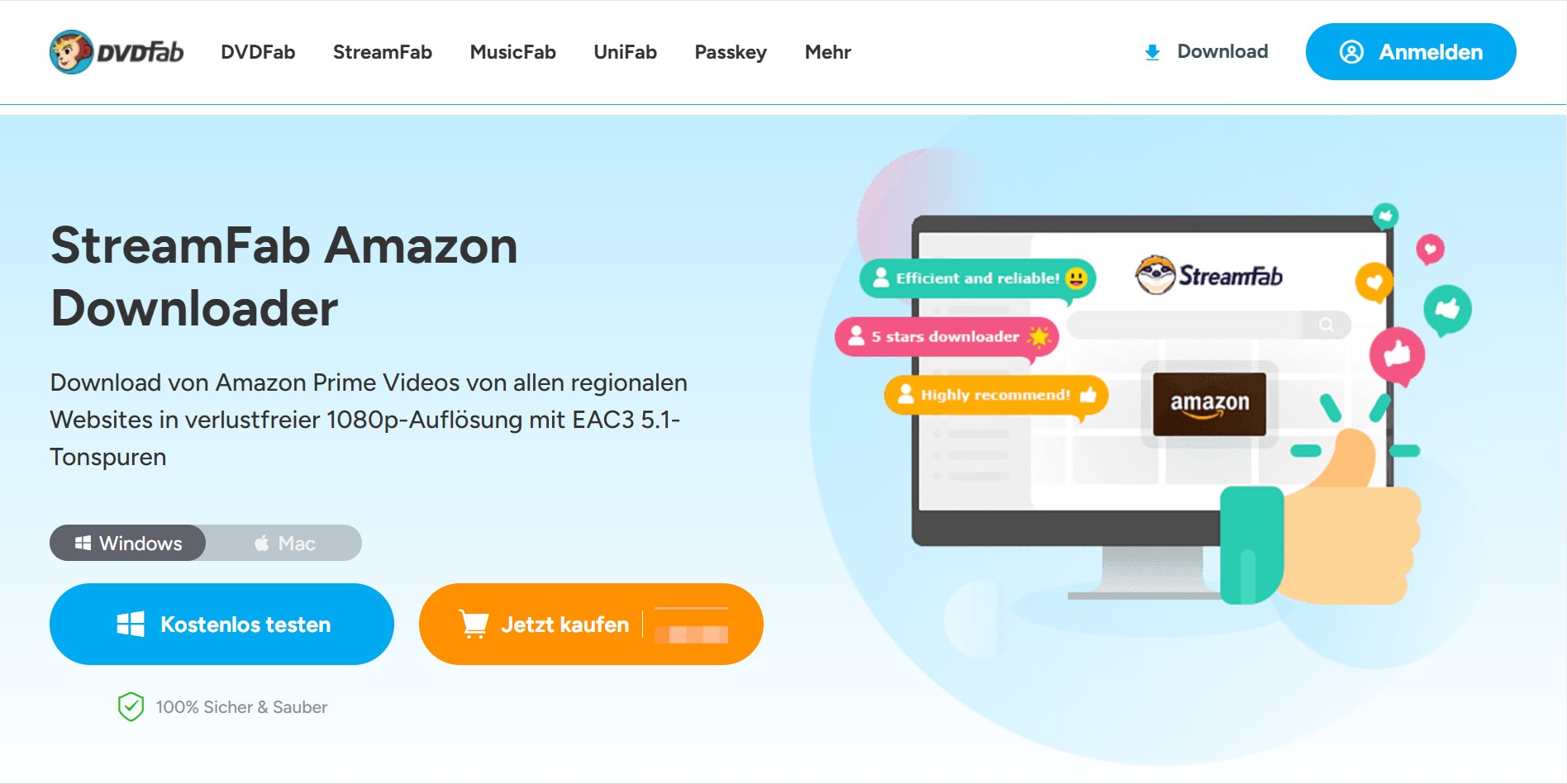 StreamFab Amazon Downloader – Amazon Prime Video als MP4 speichern