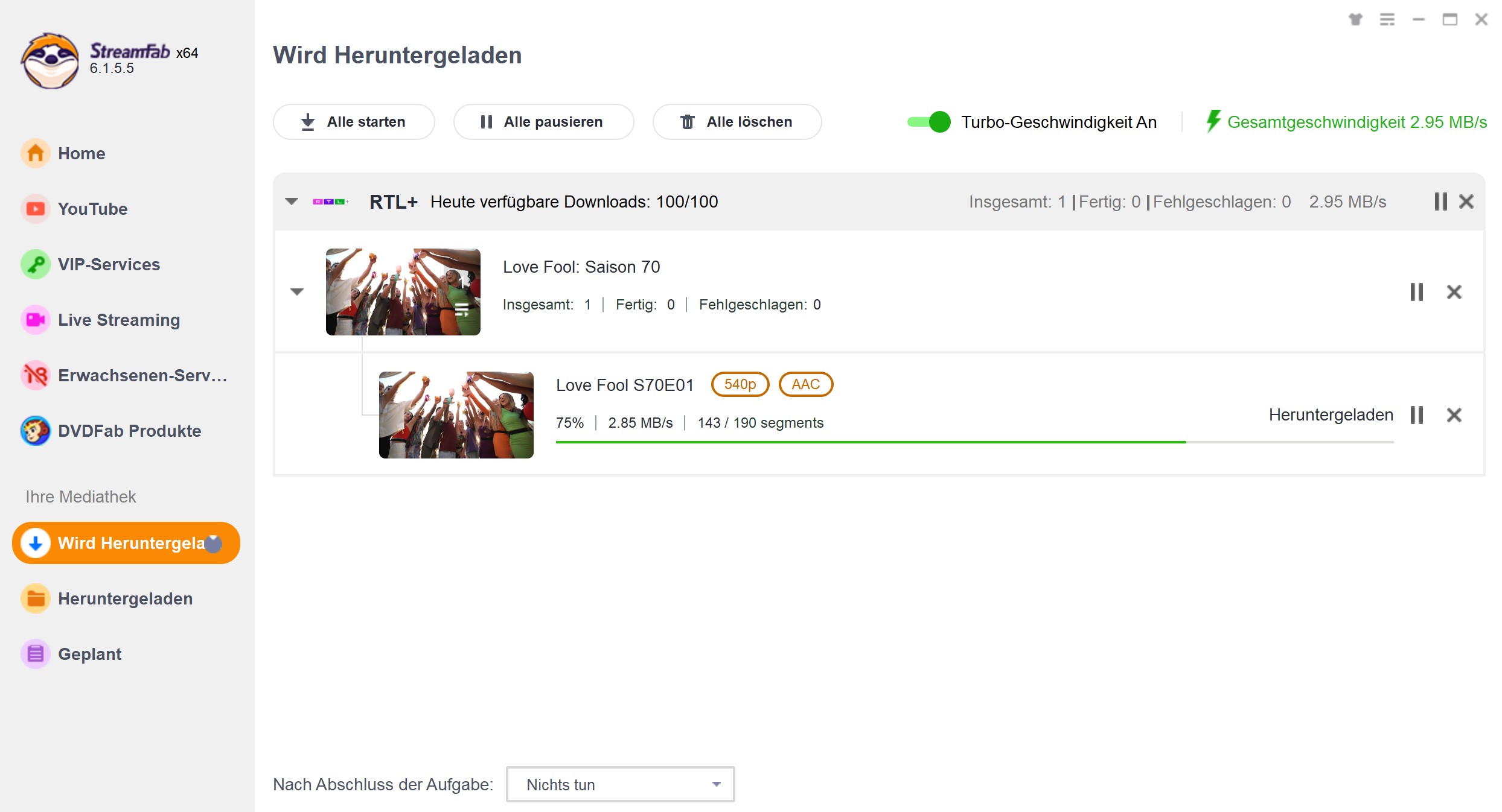 Wie speichert man Videos mit StreamFab Downloader?