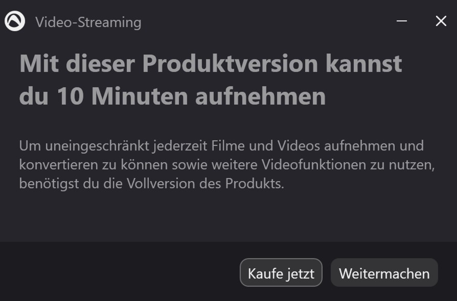 Vergleich der Funktionen von Audials Recorder vs. StreamFab Downloader