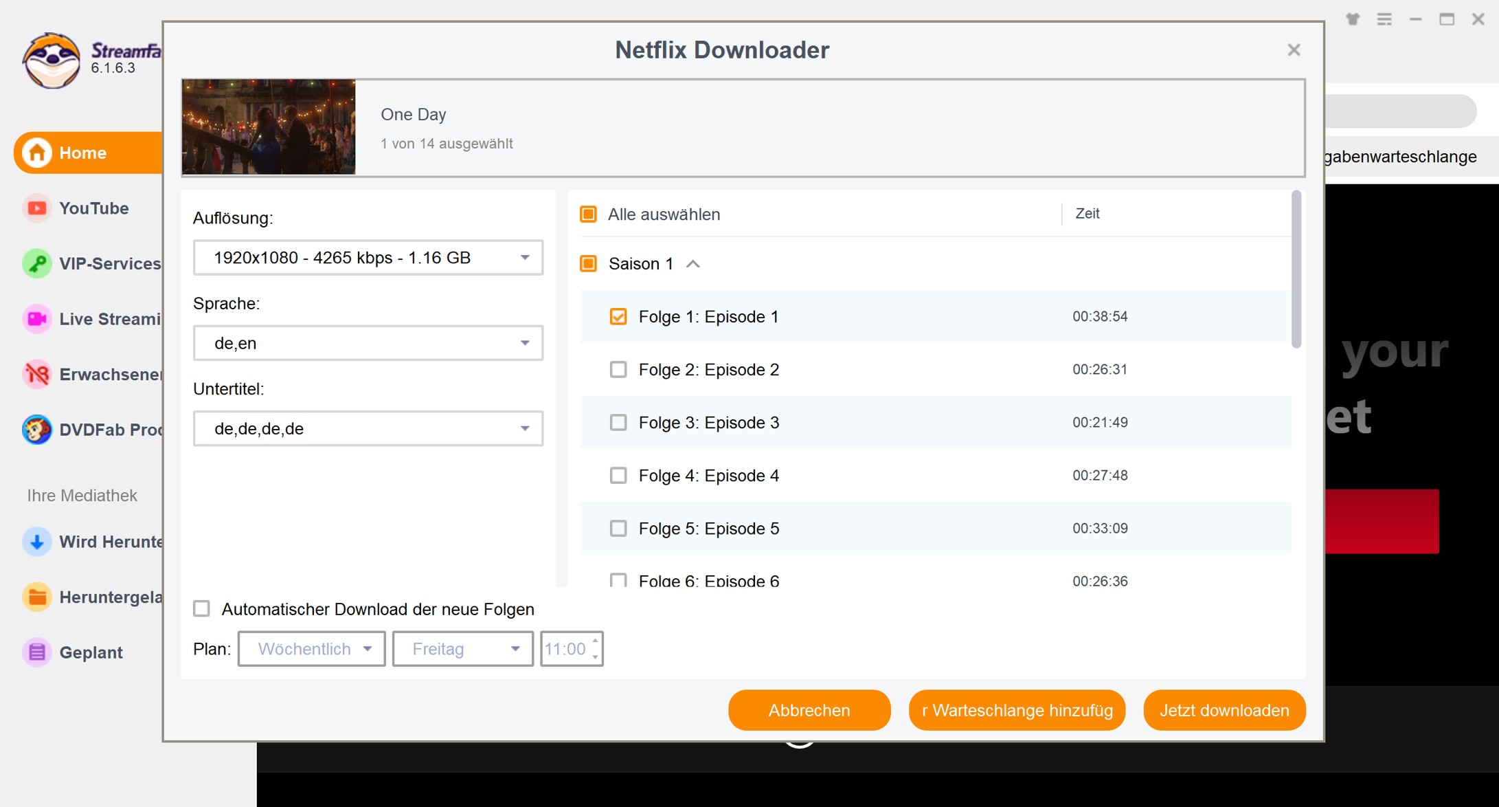 Audials TV Recorder vs. StreamFab Video Downloader