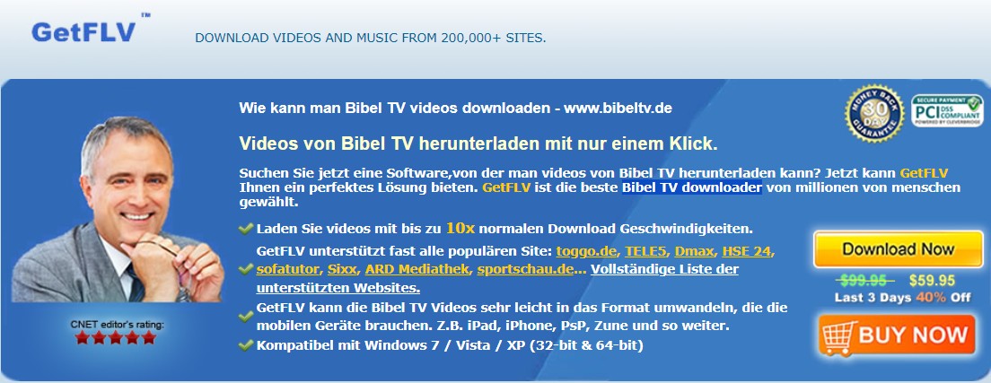 GetFLV Bibel TV downloader