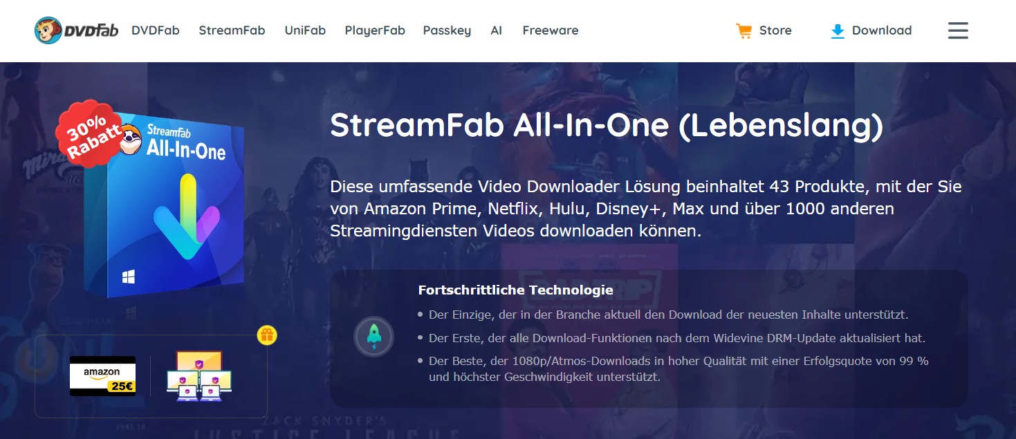 StreamFab Video Downloader - Bester Online Video Downloader