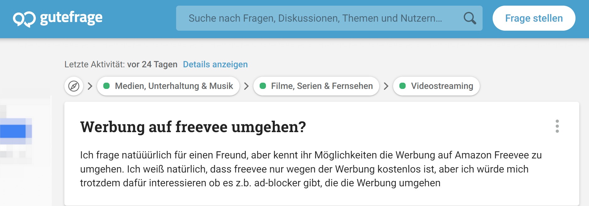 Warum sollte man die Freevee Werbung umgehen?