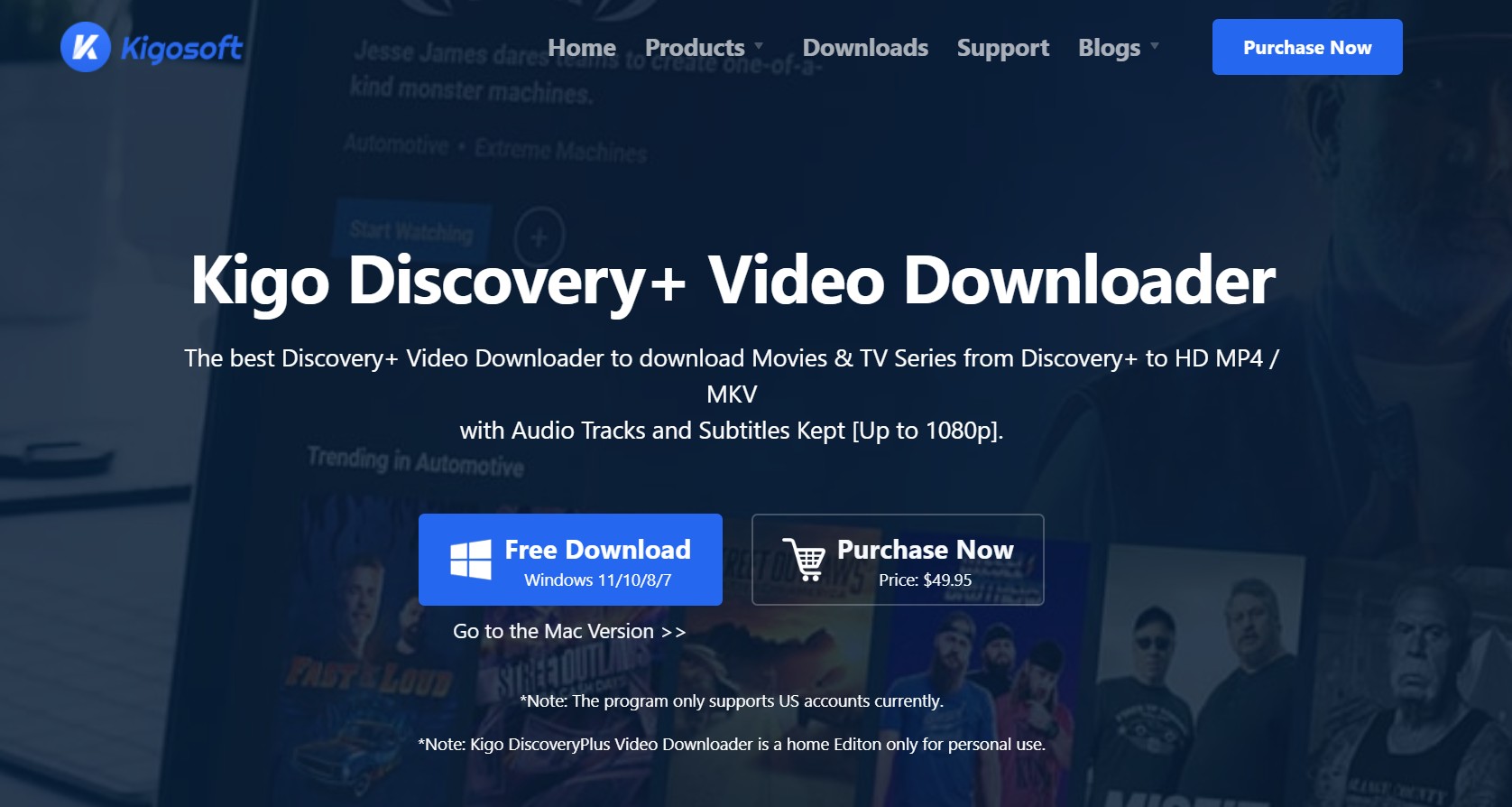 Kigo Discovery+ Video Downloader