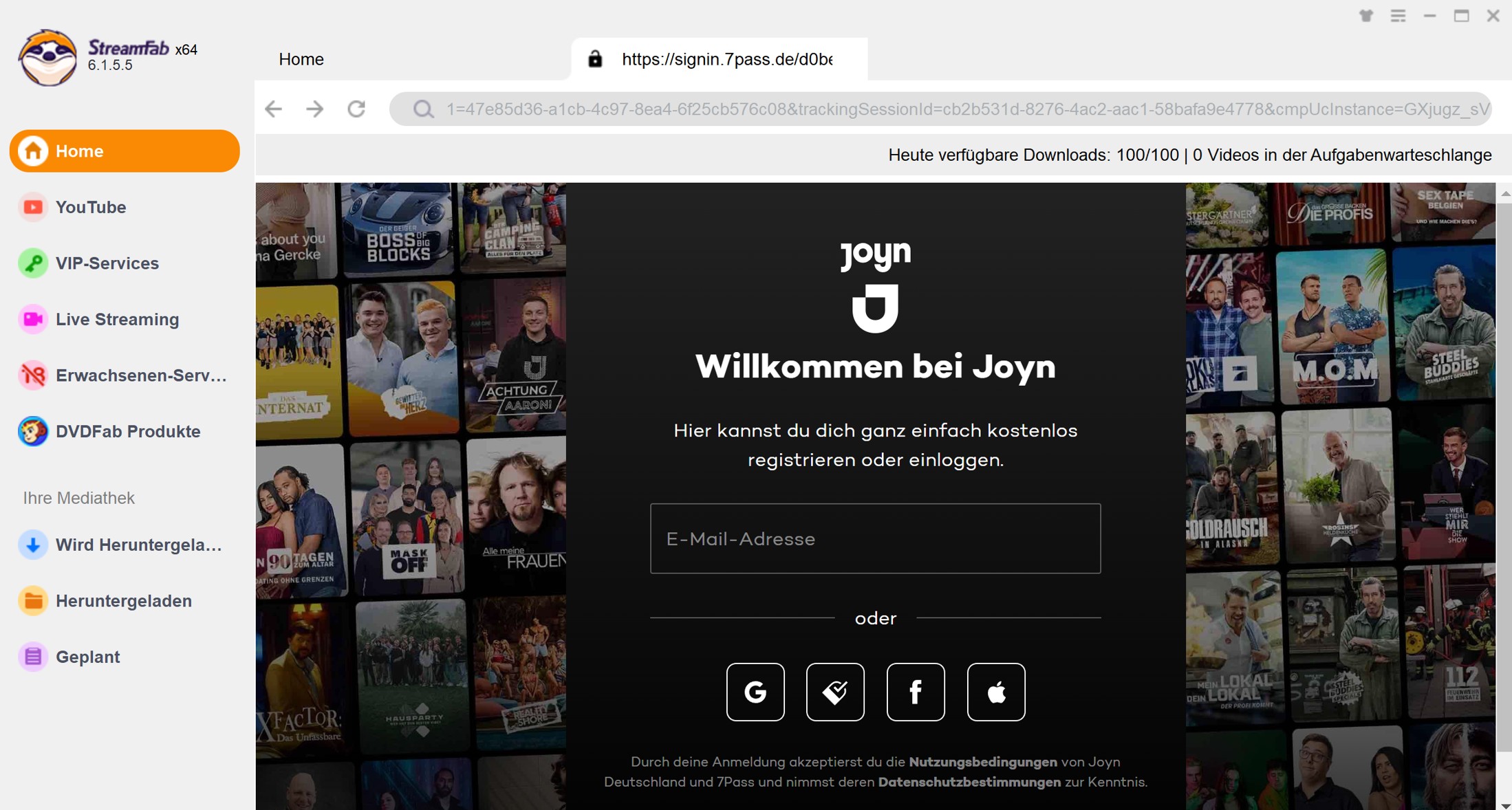 Anleitung zum Speichern von Joyn Videos im MP4-Format