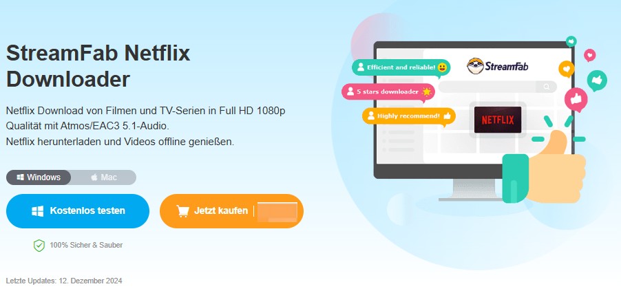 Netflix zu MP4 konvertieren−Mit dem StreamFab Netflix Downloader