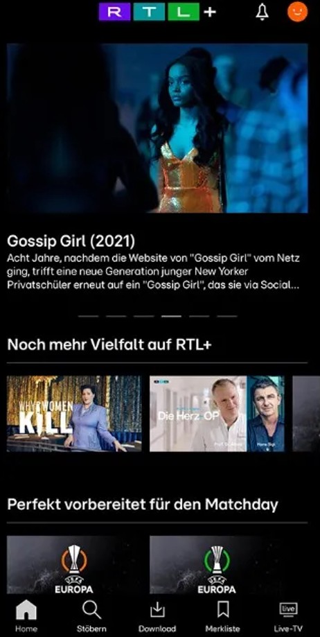 2. RTL Plus Filme herunterladen von RTL Plus App