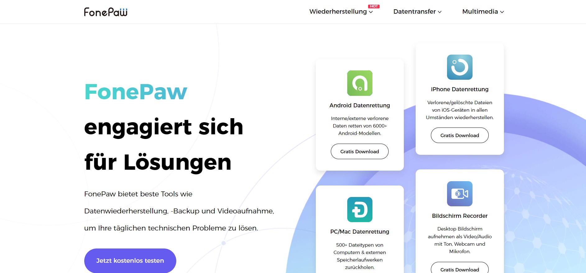 FonePaw Bildschirm Recorder: eine gute Bildschirmaufnahmesoftware