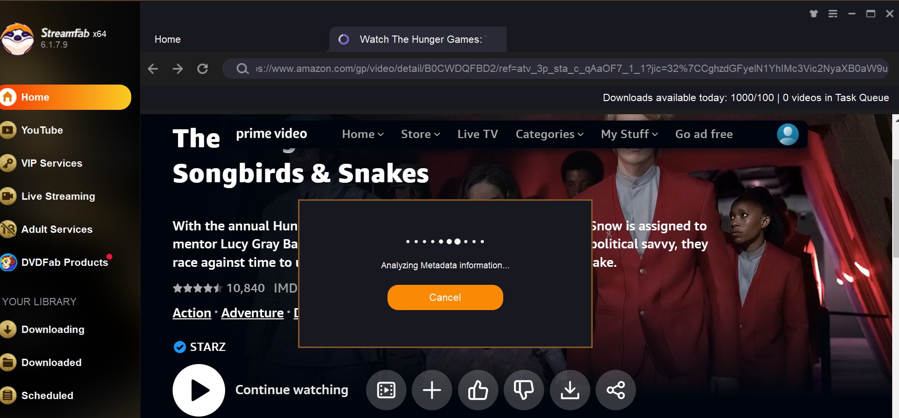 Download prime channel videos with streamfab