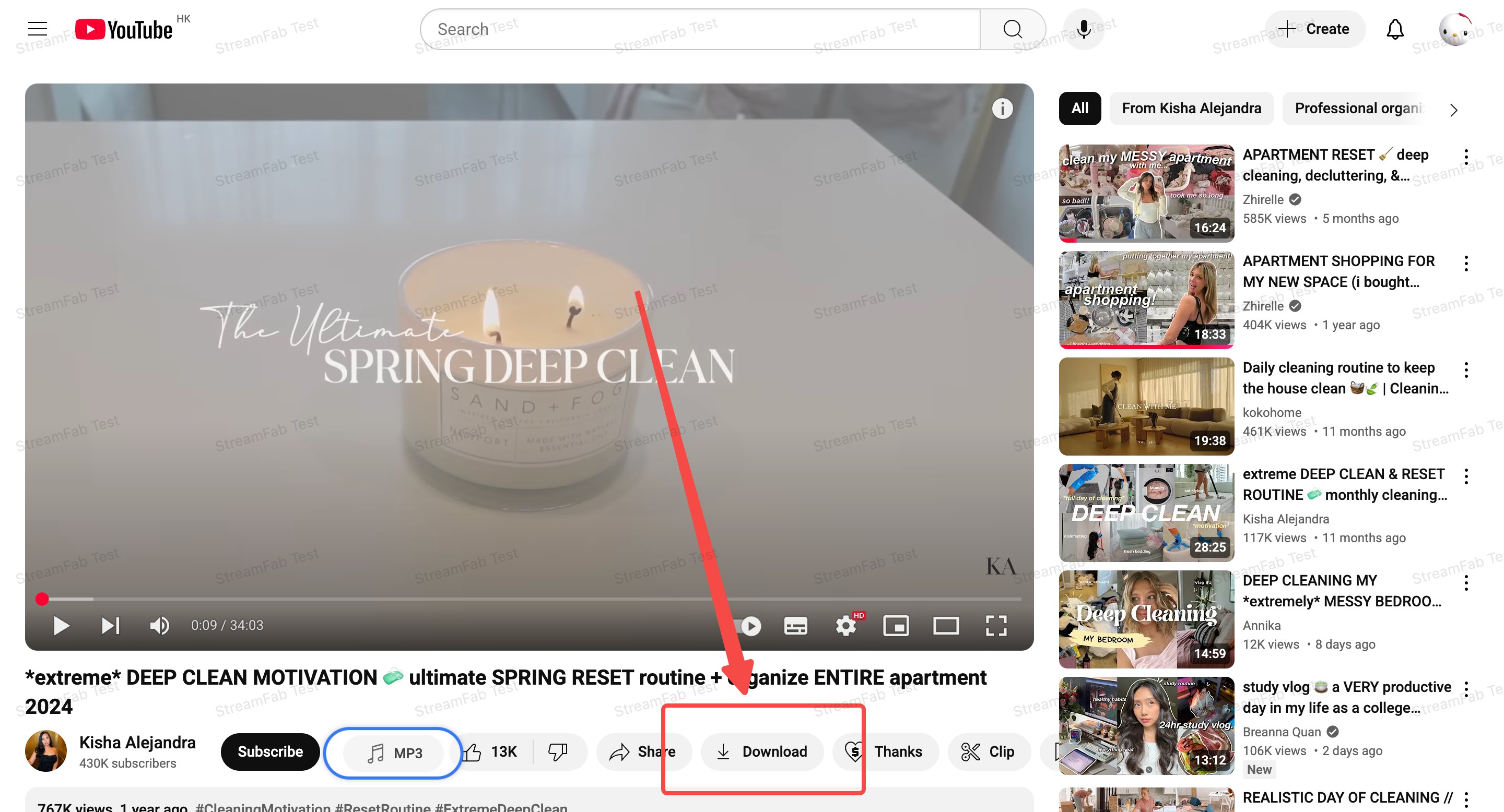 5 Multiple Ways For How to Download YouTube Videos On Mac: step of YouTube app