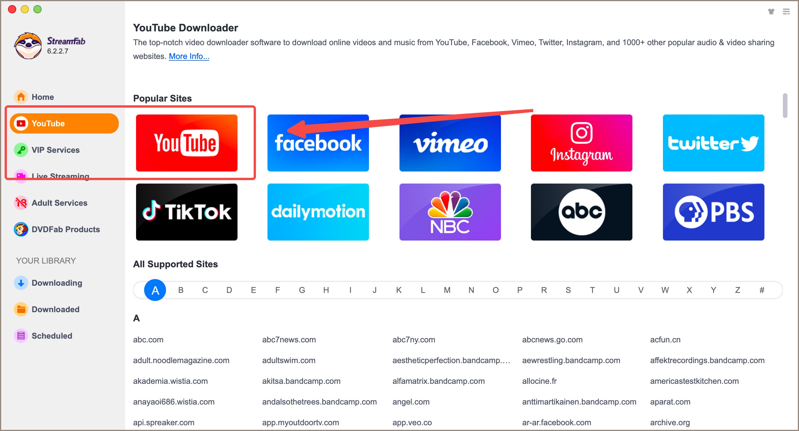How to Download YouTube Videos in 4K Quality on PC and Mobile: step 2 of streamfab
