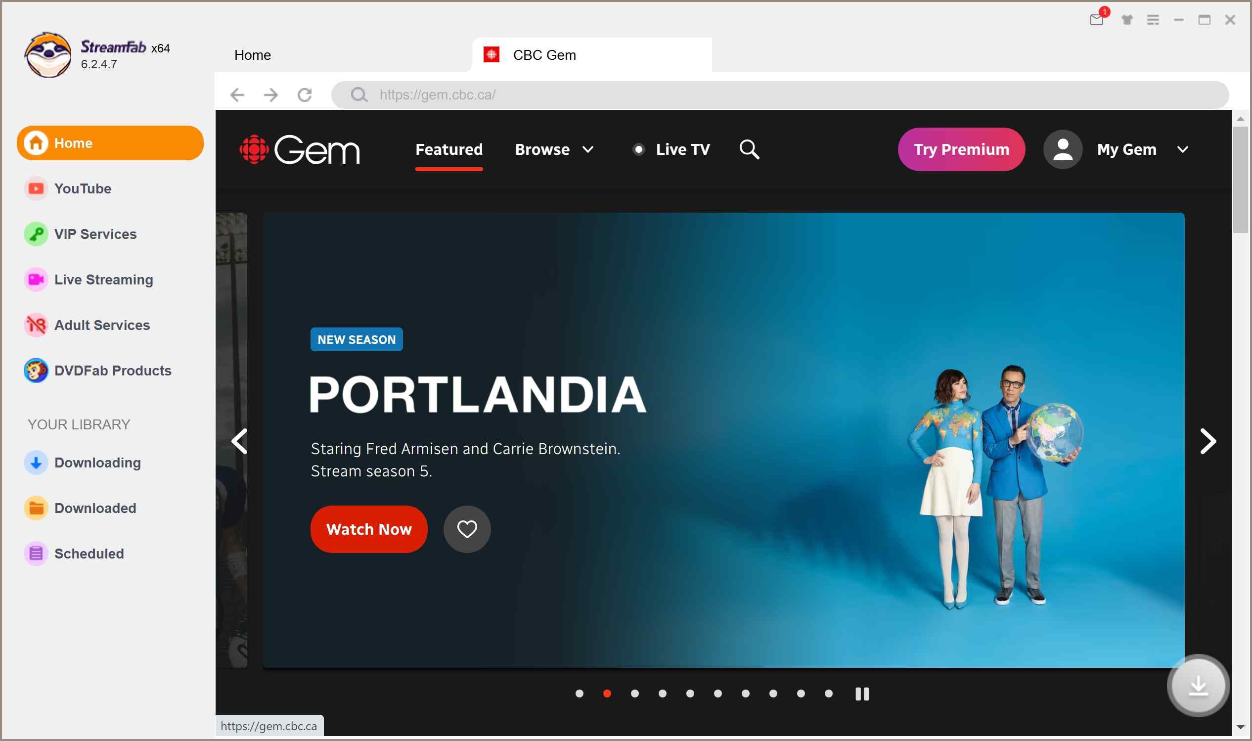 Download CBC Gem videos