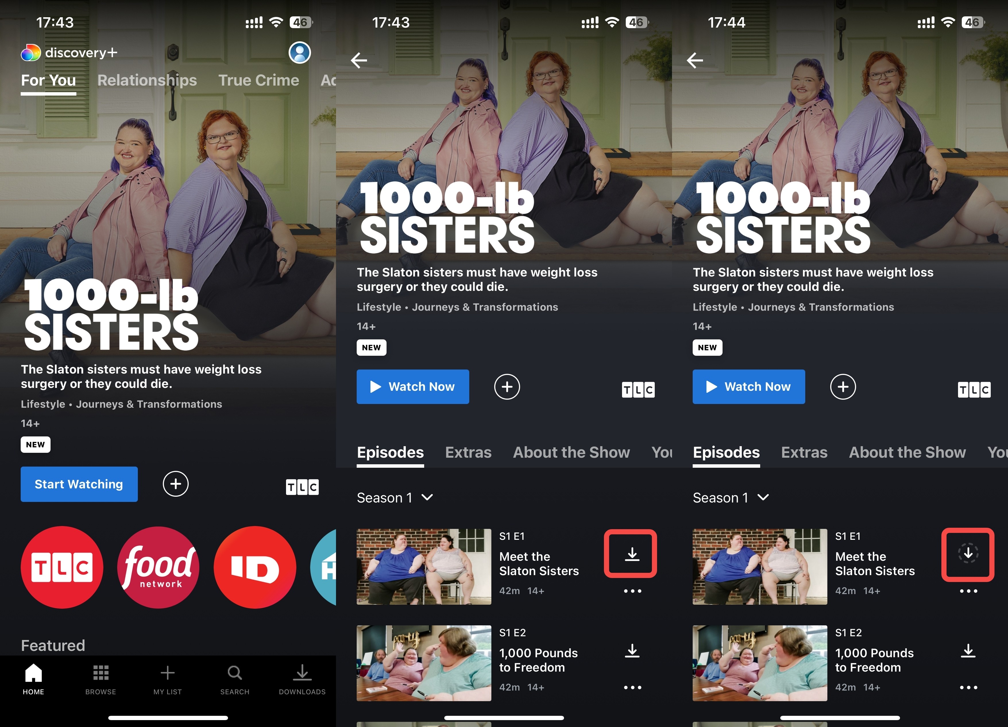 How Can You Watch Discovery Plus Offline: steps of official app