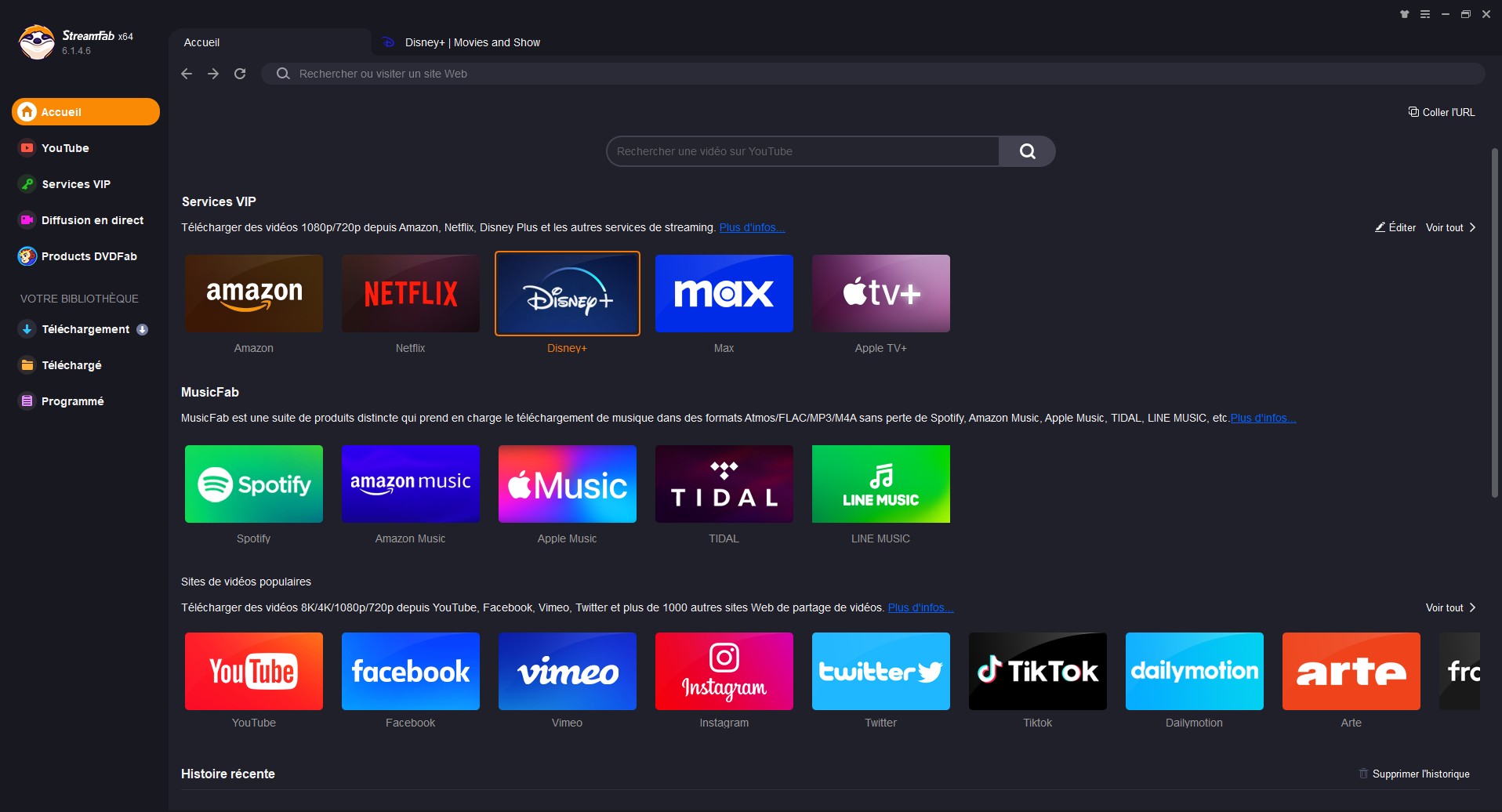 télécharger films Disney avec disney plus downloader