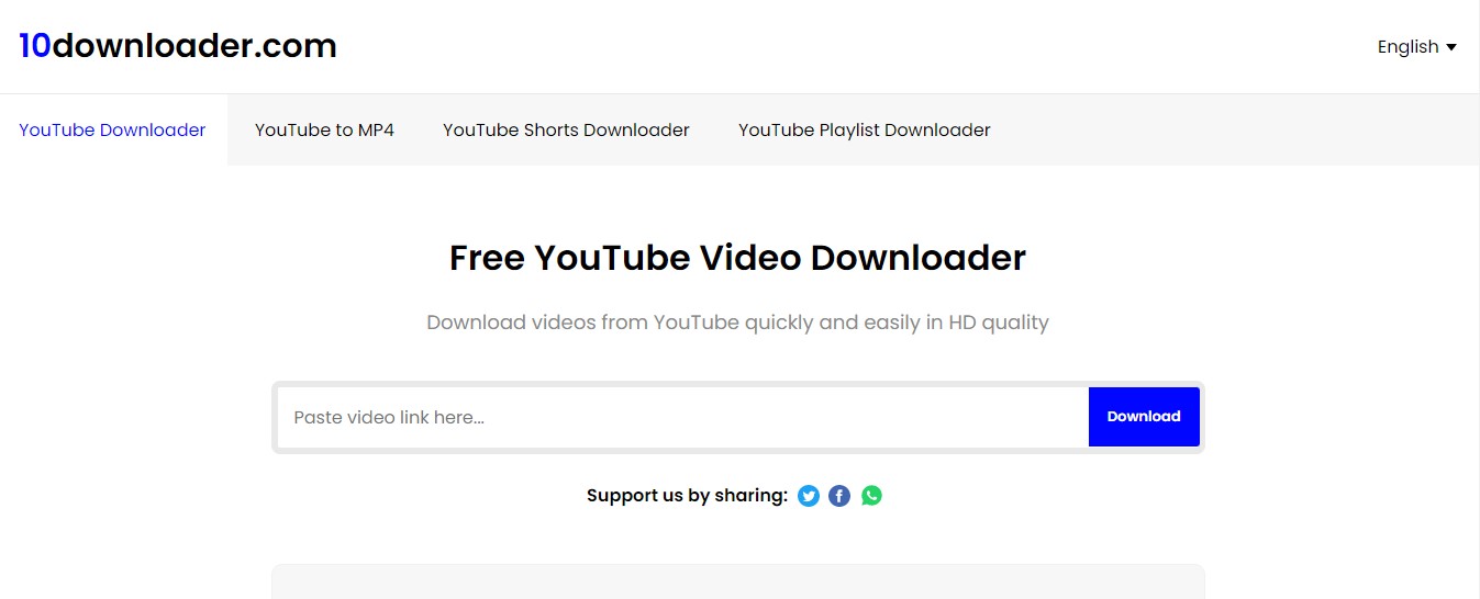 GenYouTube Downloader alternative 10downloader