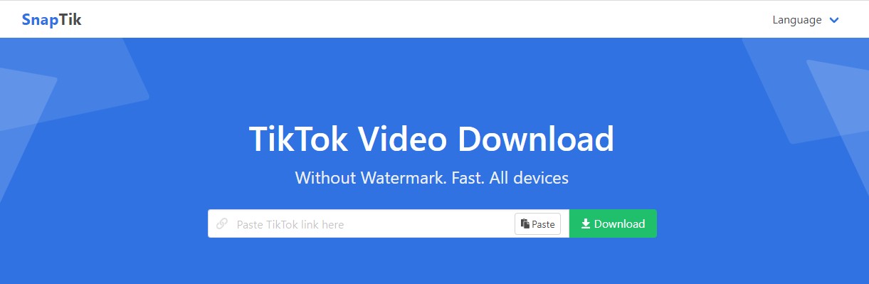 how to save TikTok without watermark:Method 4: How to save TikTok with watermark 2022 on Android & iOS via Snaptik Online Tool 