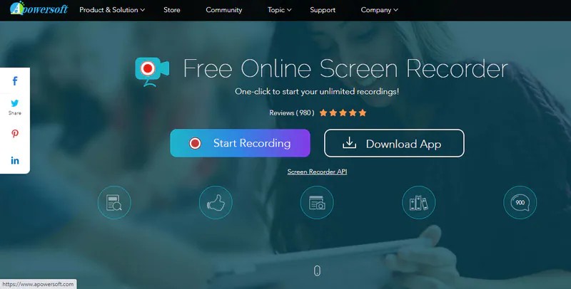 how to screen record on mac apowersoft-online-video-recorder