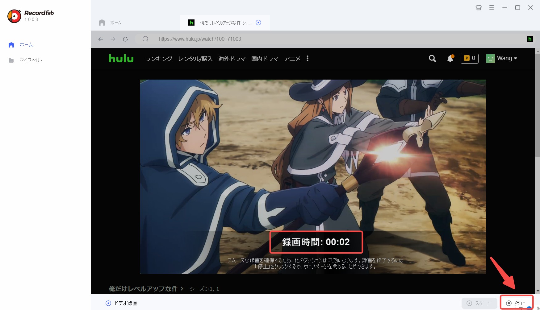 Hulu　録画