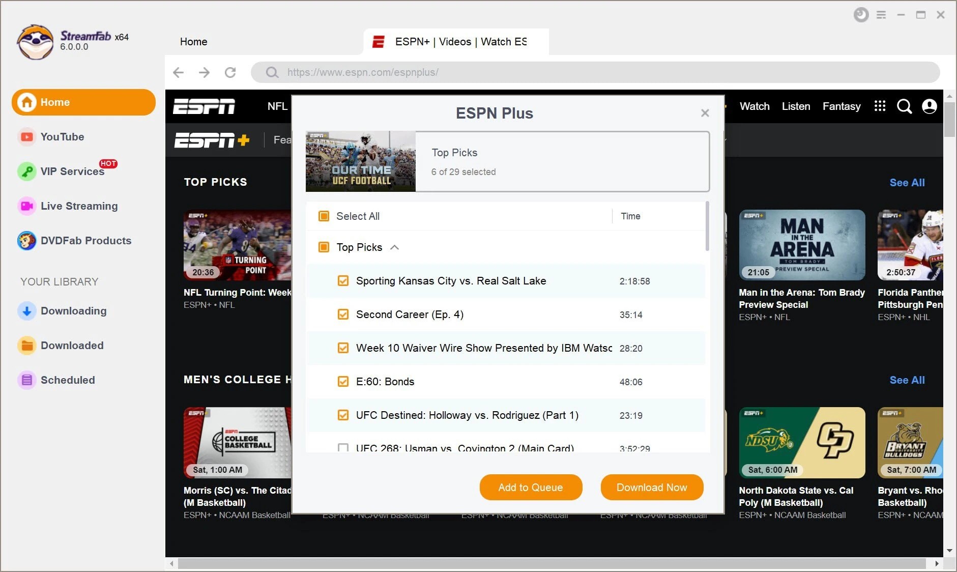 PlayOn ESPN alternative: streamfab