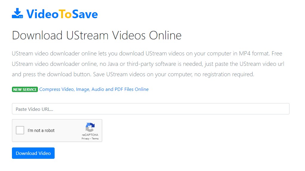 How to Download From Ustream With Video To Save Downloader