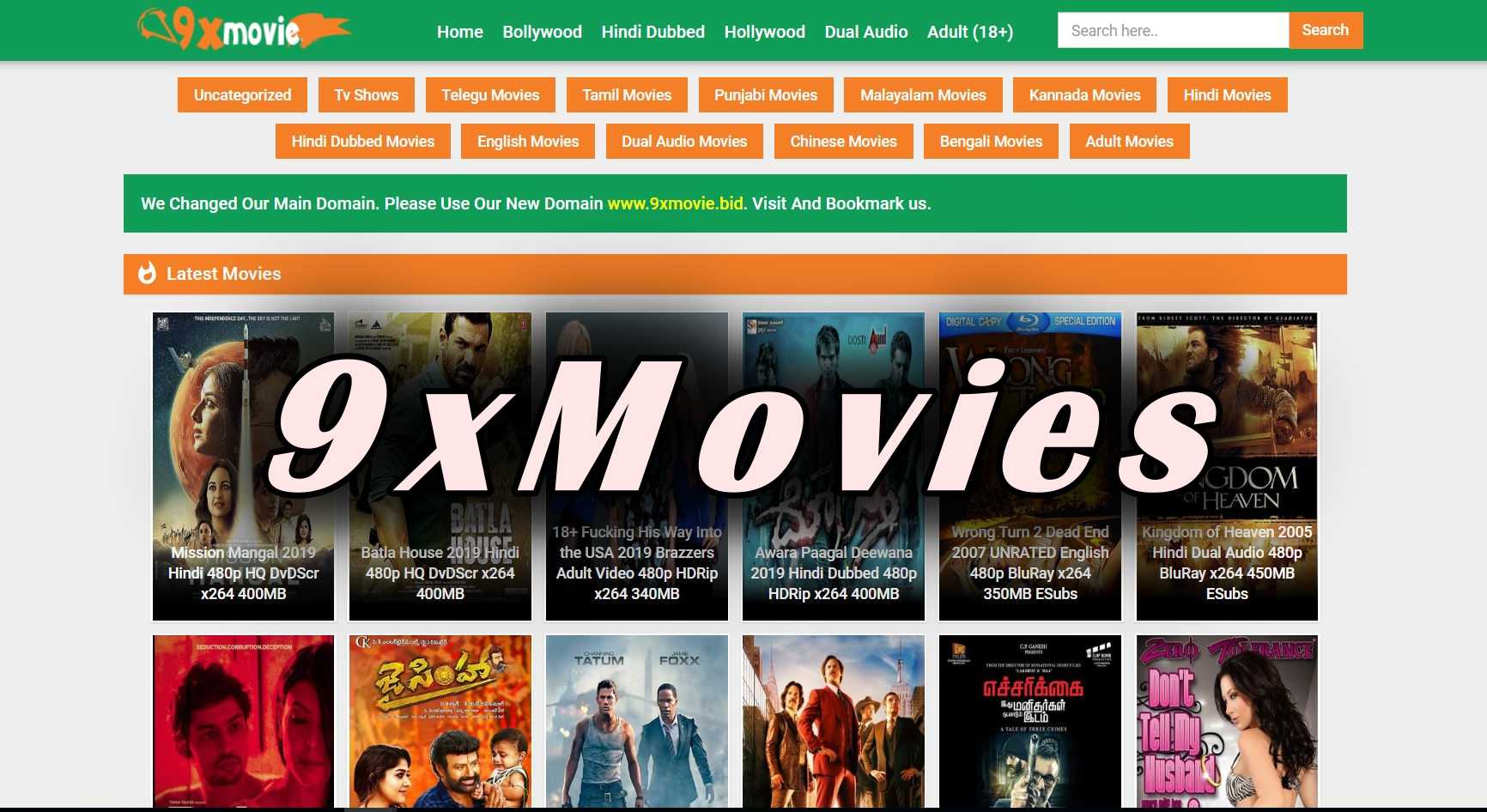 9XMovies web series download website