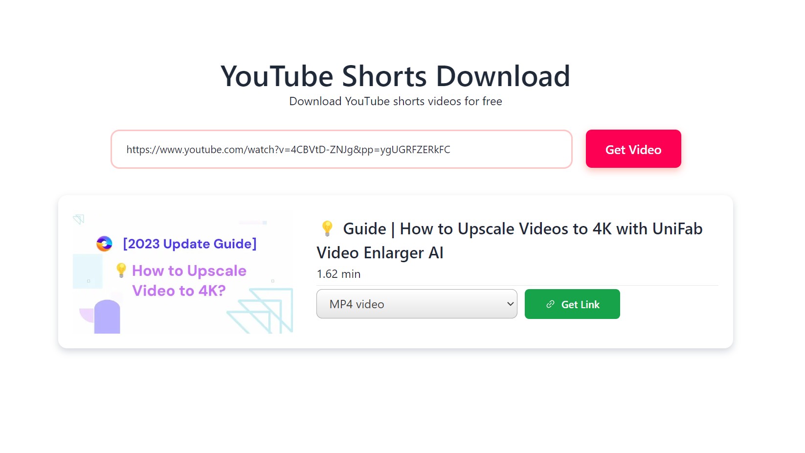 YouTube Shorts Downloader