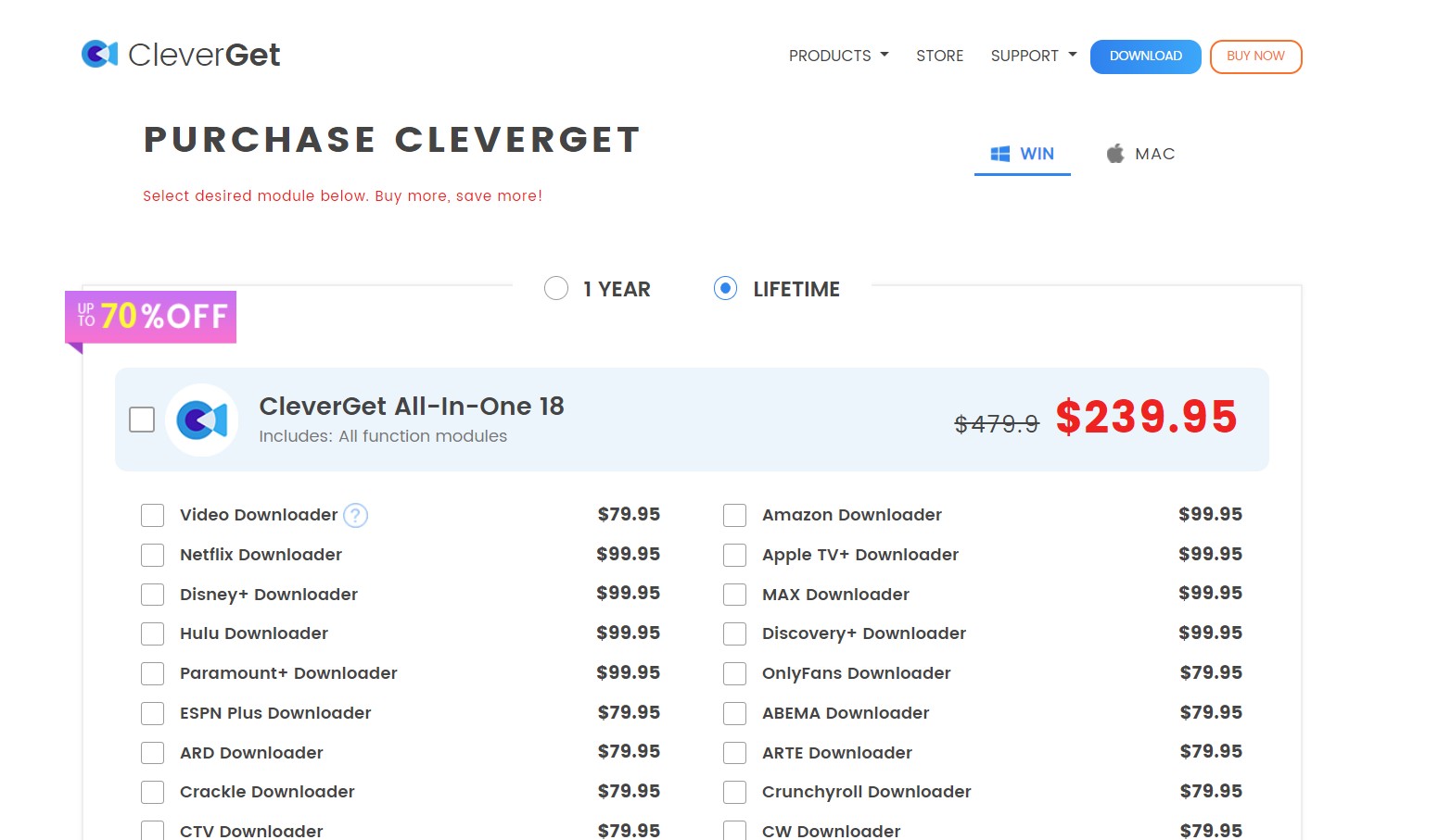 cleverget price plan