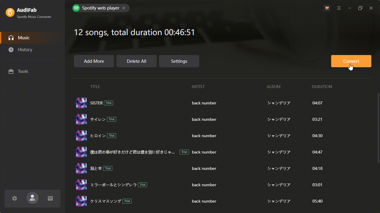 audifab conversion process
