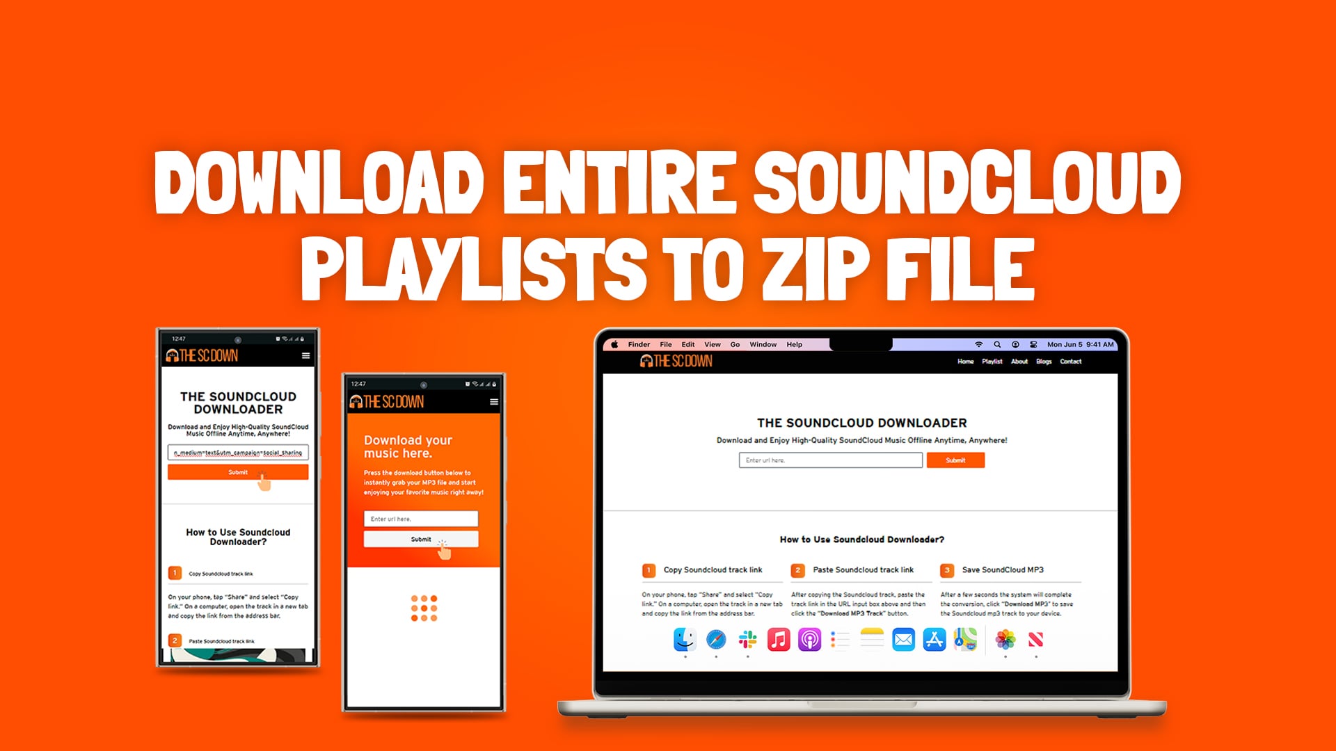 Download SoundCloud playlists