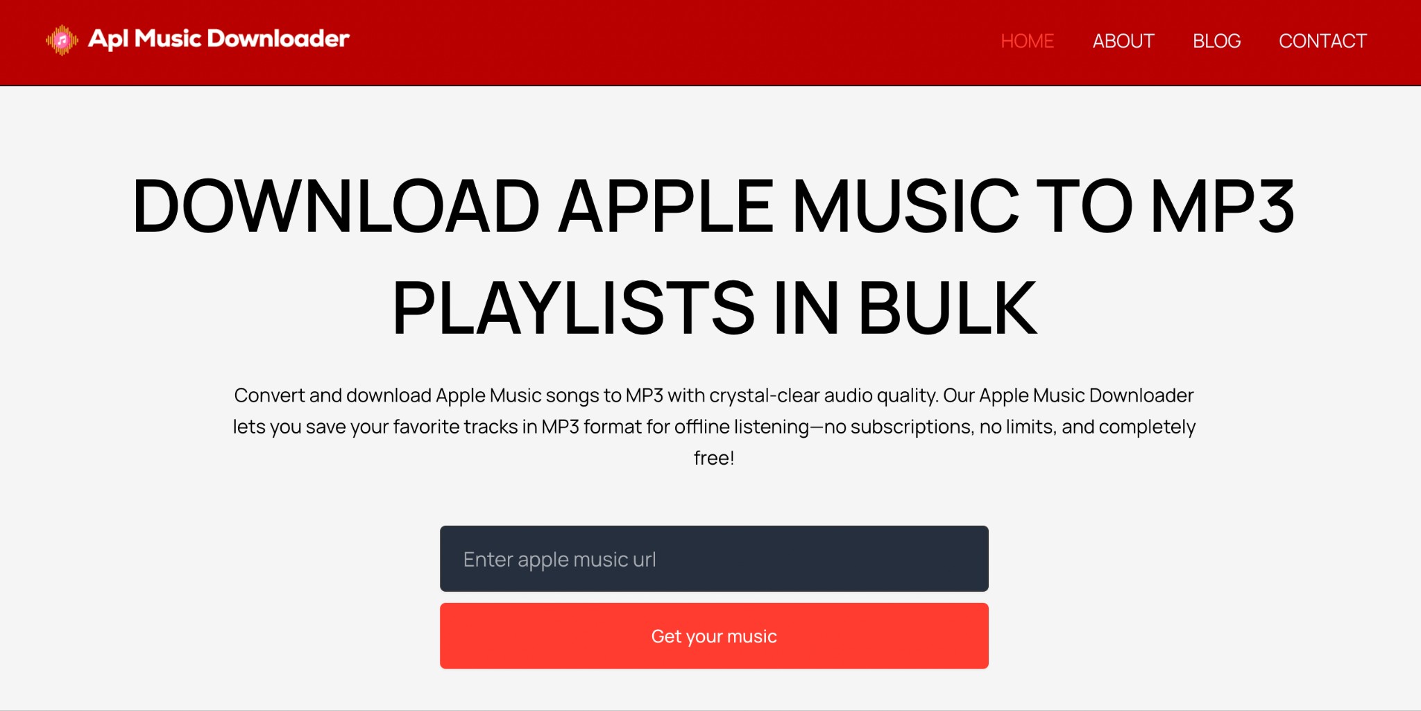 Apl Music Downloader