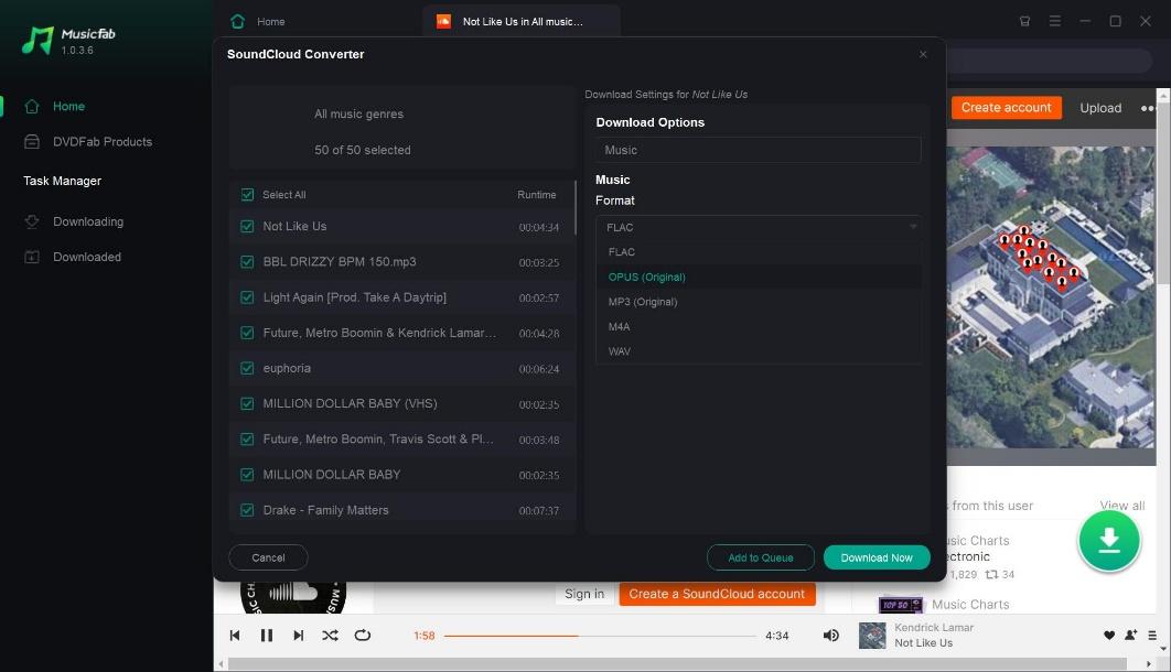 musicfab: soundcloud to mp3 download