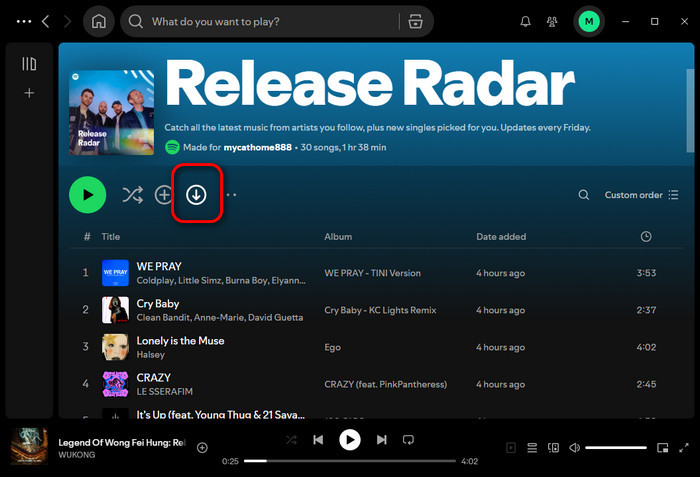 download spotify music on desktop