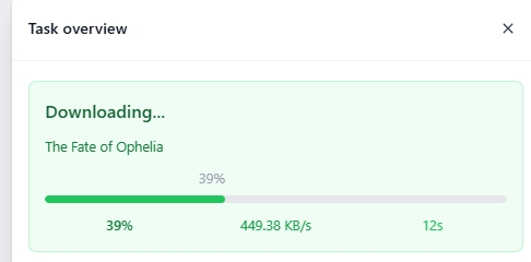 Y2MATE download process