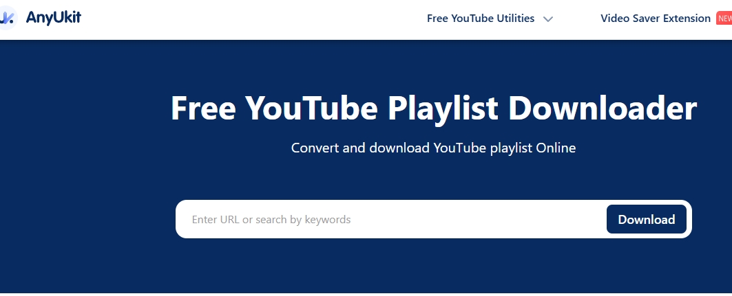 anyukit youtube playlist downloader