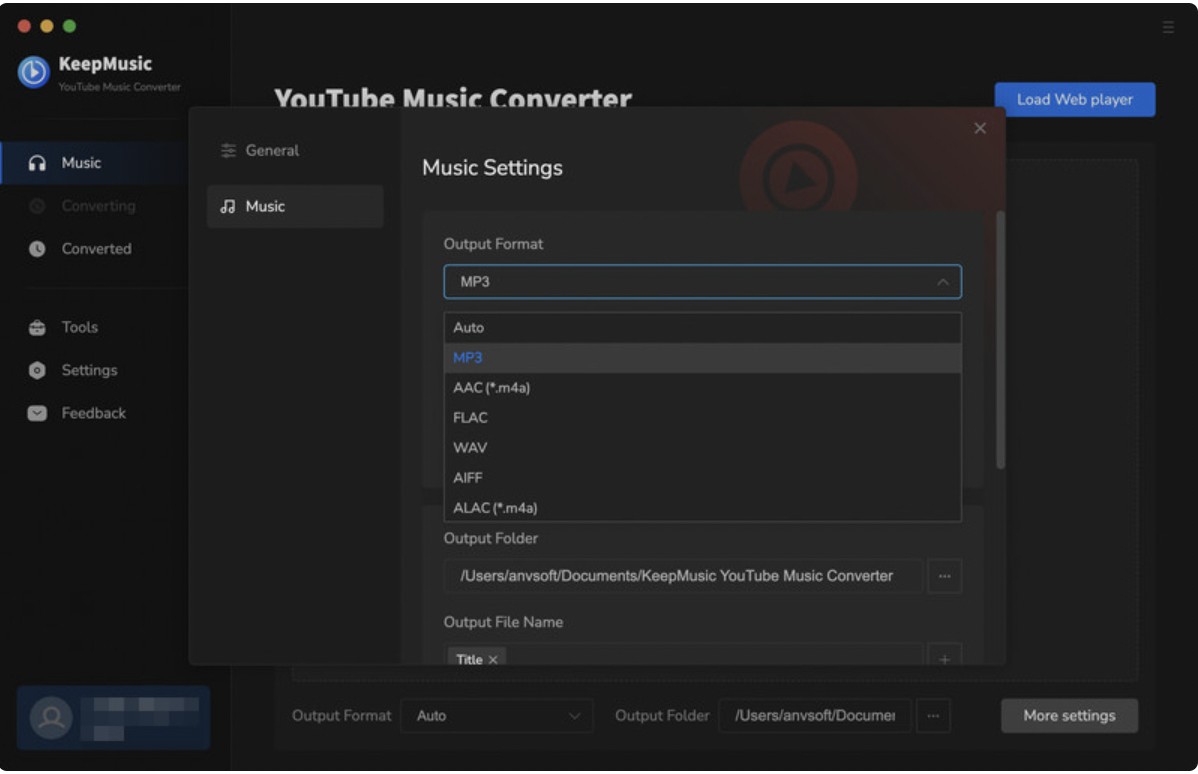 Start the KeepMusic program
