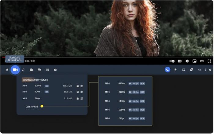 select the “Download” option
